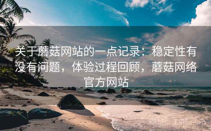 关于蘑菇网站的一点记录:稳定性有没有问题,体验过程回顾,蘑菇网络官方网站